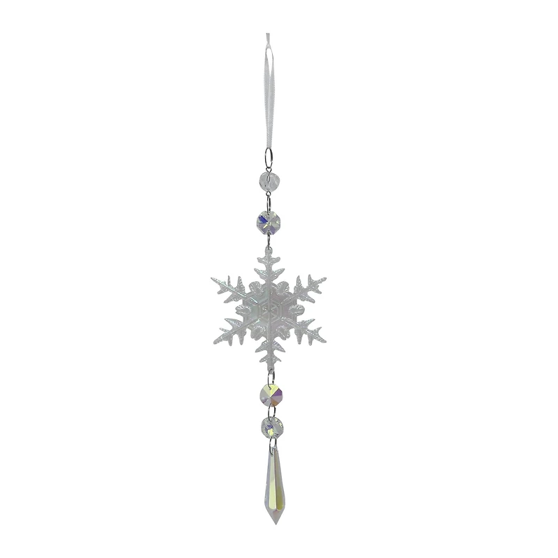 9.25" Dangling Snowflake Acrylic Ornament by Ashland®
