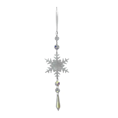 9.25" Dangling Snowflake Acrylic Ornament by Ashland®