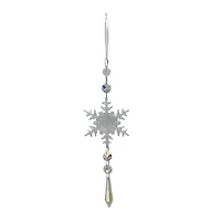 9.25" Dangling Snowflake Acrylic Ornament by Ashland®