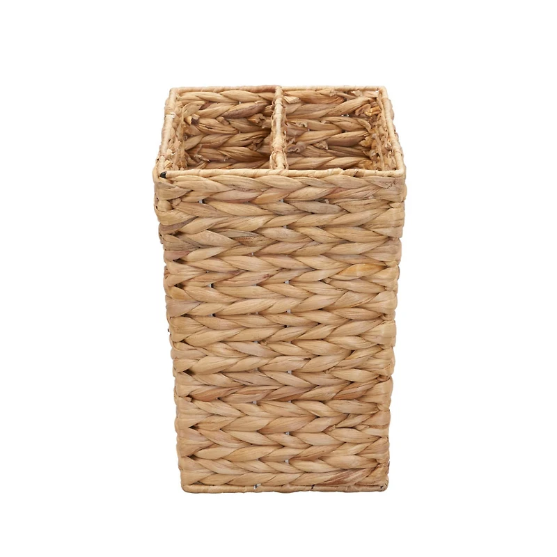 Household Essentials 17" Hyacinth Wide Side by Side Magazine Rack