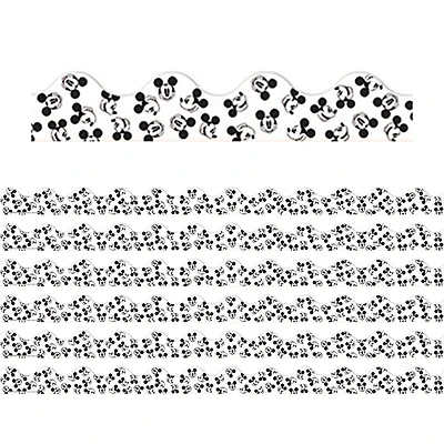 Eureka Mickey Mouse® Throwback Tossed Mickeys Deco Trim® Set