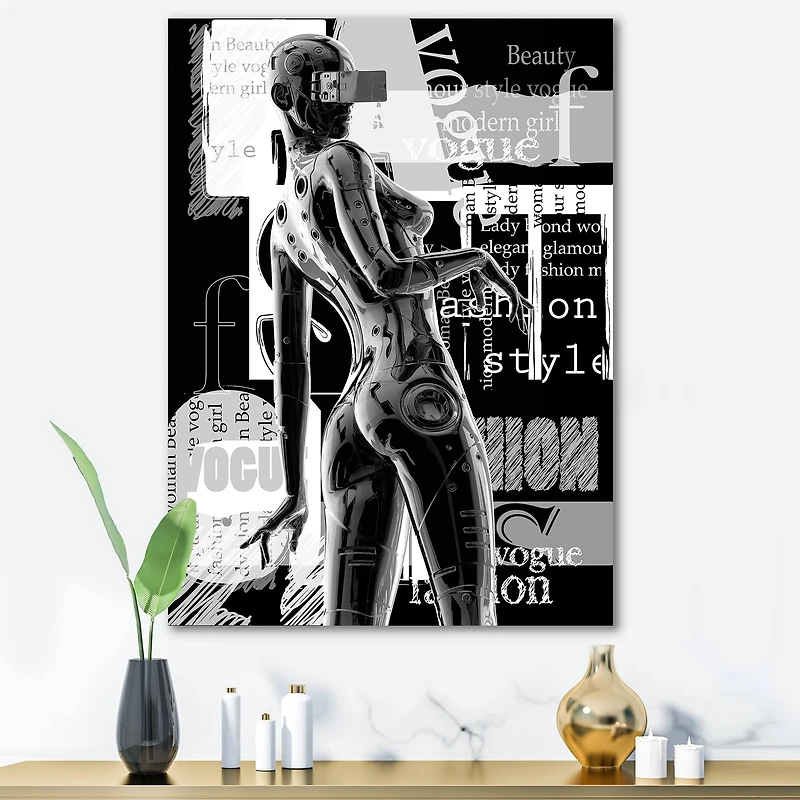 Designart - Monochrome Cyborg Body I
