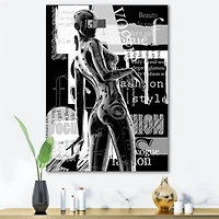 Designart - Monochrome Cyborg Body I