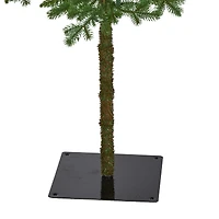 6ft. Pre-Lit Swiss Alpine Artificial Christmas Tree with Clear LED Lights