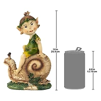 Design Toscano 10" Pixie Pete Elfin Gnome Garden Statue