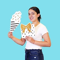 Kate Aspen® Black & Gold Birthday Yard Sign Set