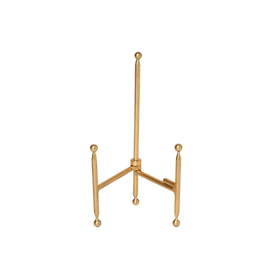 Gold Colored Steel Tabletop Easel by Studio Décor