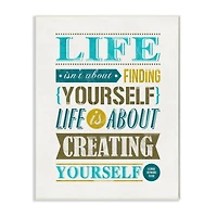 Stupell Industries Creating Yourself Wooden Wall Plaque