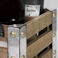5.5" Wooden Tabletop Wine Rack
