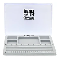 The Beadsmith® Travelers Bead Board With Lid, 7.75" x 11.25"