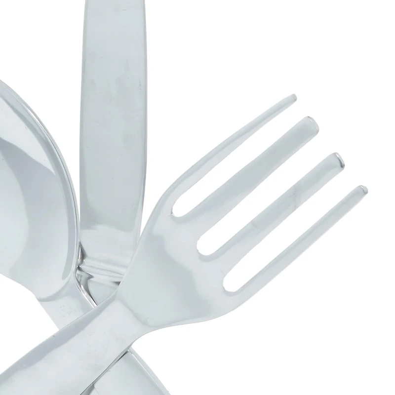 17" Silver Kitchen Utensil Sculpture