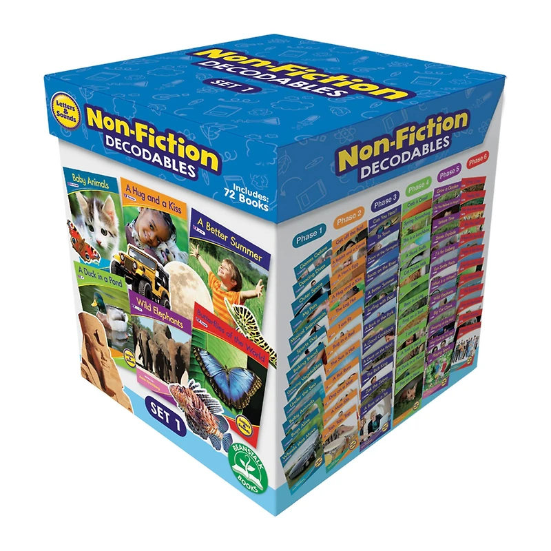 Junior Learning® Letters & Sound Phase 1 Non-Fiction Boxed Set