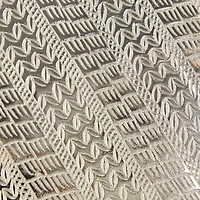 Silver Aluminum Modern Wall Decor, Set of 3 11", 13", 15"