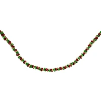 5ft. Green & Red Festive Jingle Bell Garland
