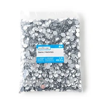 12 Pack: 1lb. Round Clear Gems by Creatology™