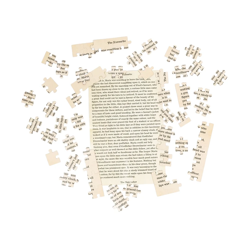 E.T.A. Hoffman's The Nutcracker Double-Sided Jigsaw Puzzle: 96 Pcs