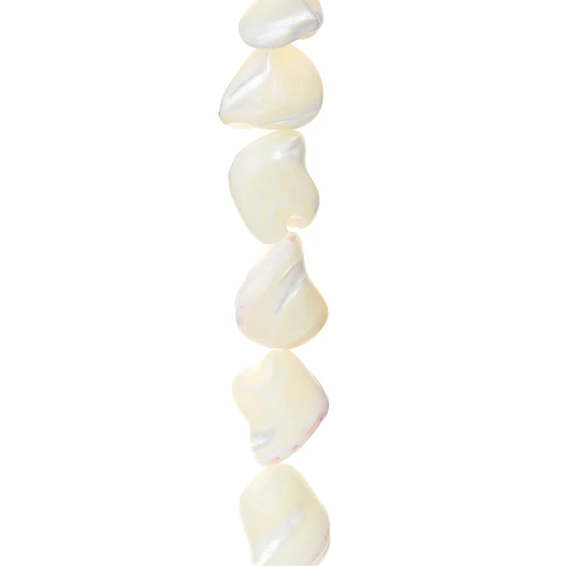 Natural White Mother of Pearl Swirl Beads, 7mm by Bead Landing™