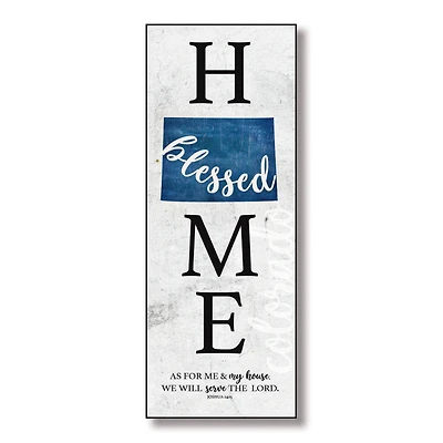 Colorado Home-Blessed Wood Wall Plaque With Hanger