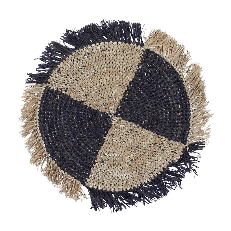 Set of 3 Brown Wood Boho Style Wall Decor 29", 21", 25"