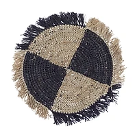 Set of 3 Brown Wood Boho Style Wall Decor 29", 21", 25"