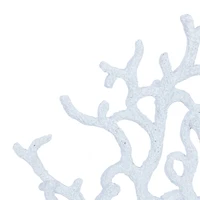 16" White Coastal Coral Sculpture
