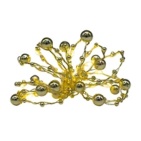 15ct. Warm White LED Gold Bead Garland String Lights by Ashland®