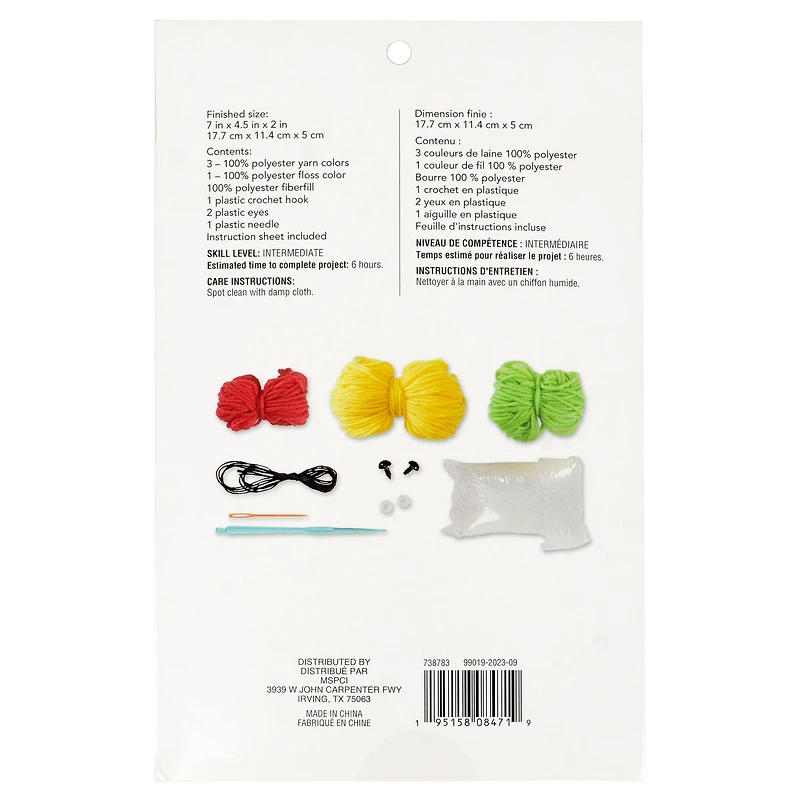 Intermediate Taco Amigurumi Crochet Kit by Loops & Threads®