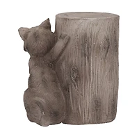 Brown MGO Modern Farmhouse Garden Sculpture, 15" x 14" x 10"