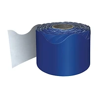 Carson Dellosa® Navy Rolled Scalloped Border, 195ft.