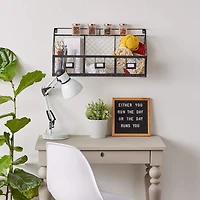 DII® Black Farmhouse Chicken Wire Organizer