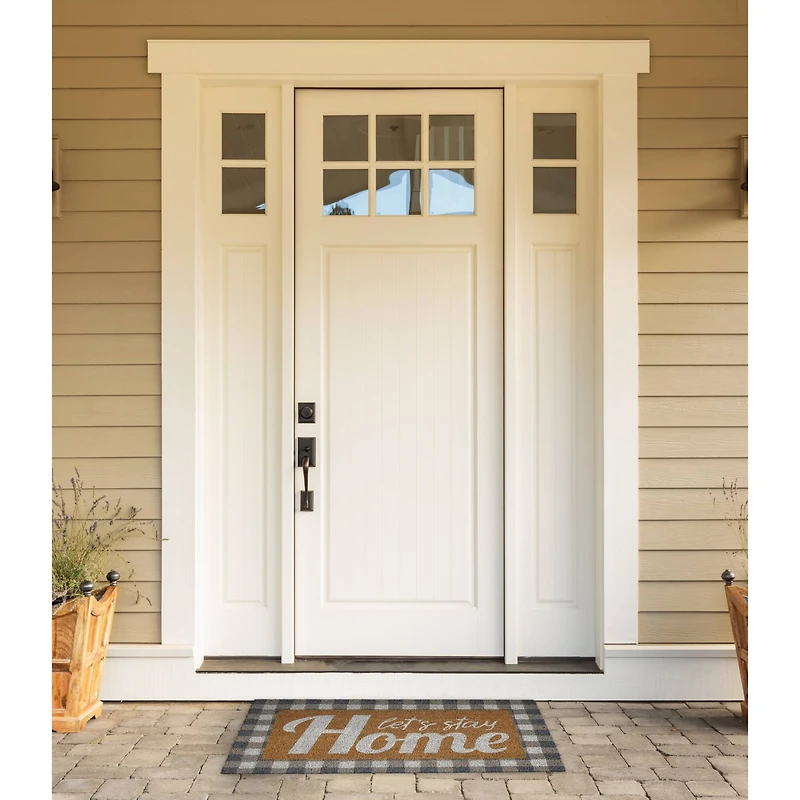Let's Stay Home Doormat
