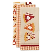 DII® Pie Slice Dishtowel Set