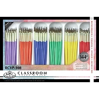 Soft Natural Hair Paint Brushes, 144ct.