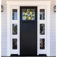 22” Green & Cream Hydrangea Wreath