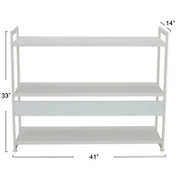 Household Essentials Jamestown 42" Wide Bookshelf