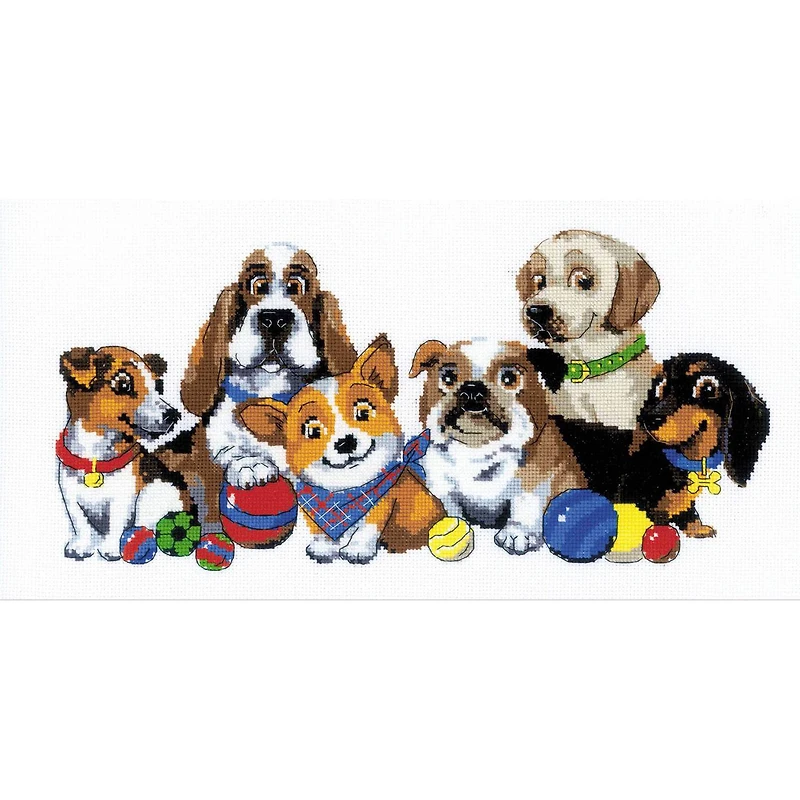 RIOLIS Dog Show Cross Stitch Kit