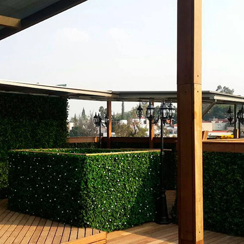 "Tulum" Artificial Foliage Plant Green Wall Panels, 4ct.