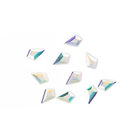 6.4mm Crystal AB Kite Glue-On Austrian Crystals by Bead Landing™, 10ct.