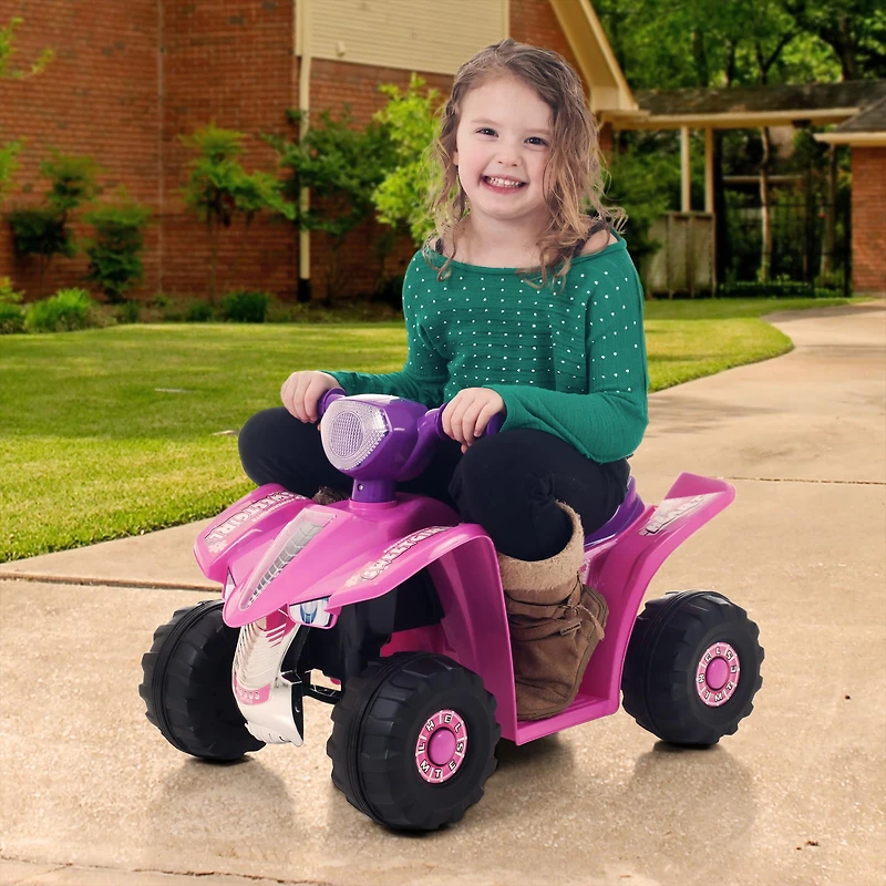 Toy Time Pink & Purple Battery Powered Ride-On ATV Quad