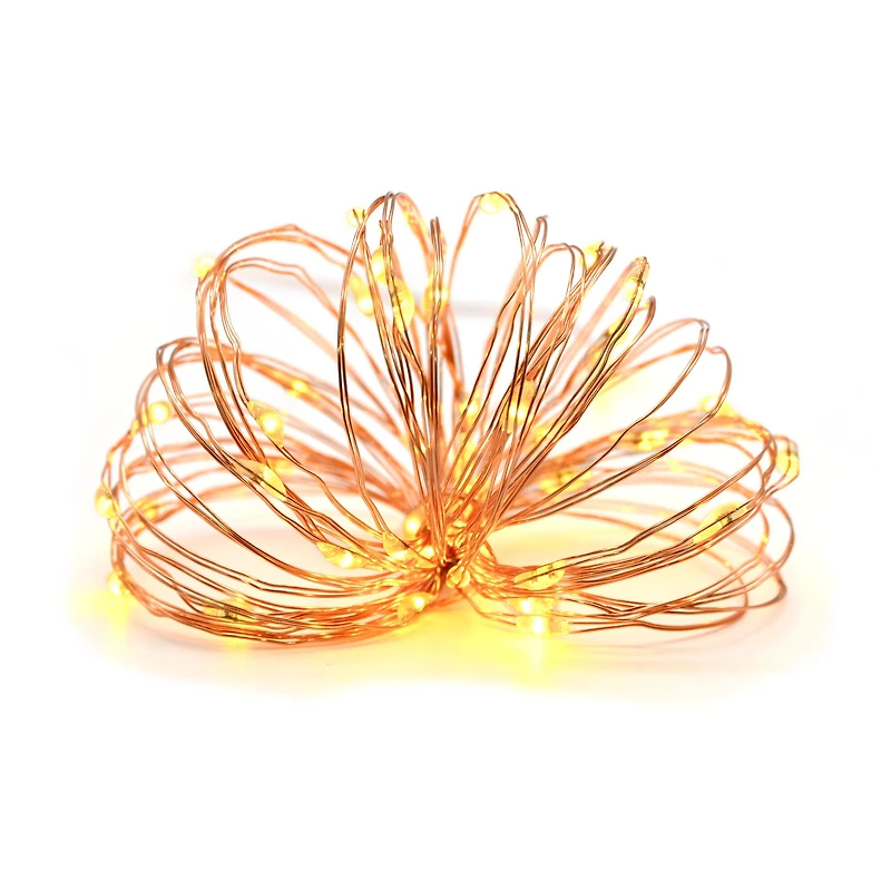 50ct. Amber/Orange LED String Lights by Ashland®