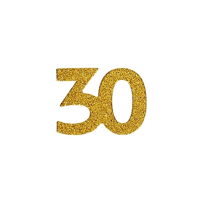 12 Packs: 20 ct. (240 total) 2" Gold Glitter Confetti by Celebrate It