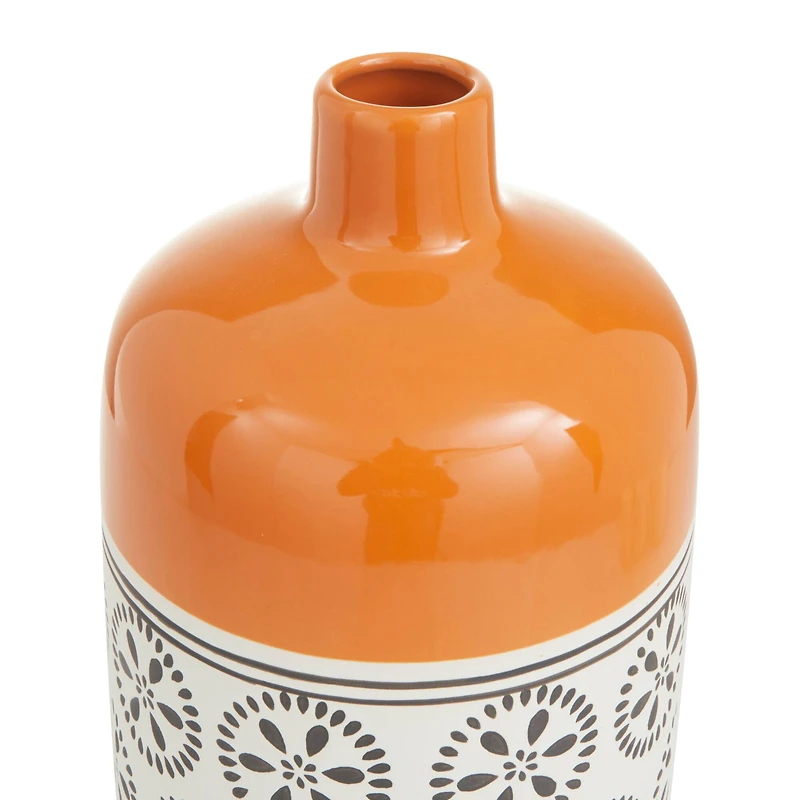 White Stoneware Transitional Vase