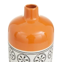 White Stoneware Transitional Vase