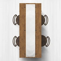 Dotted Diamonds 16" x 90" Cotton Twill Runner