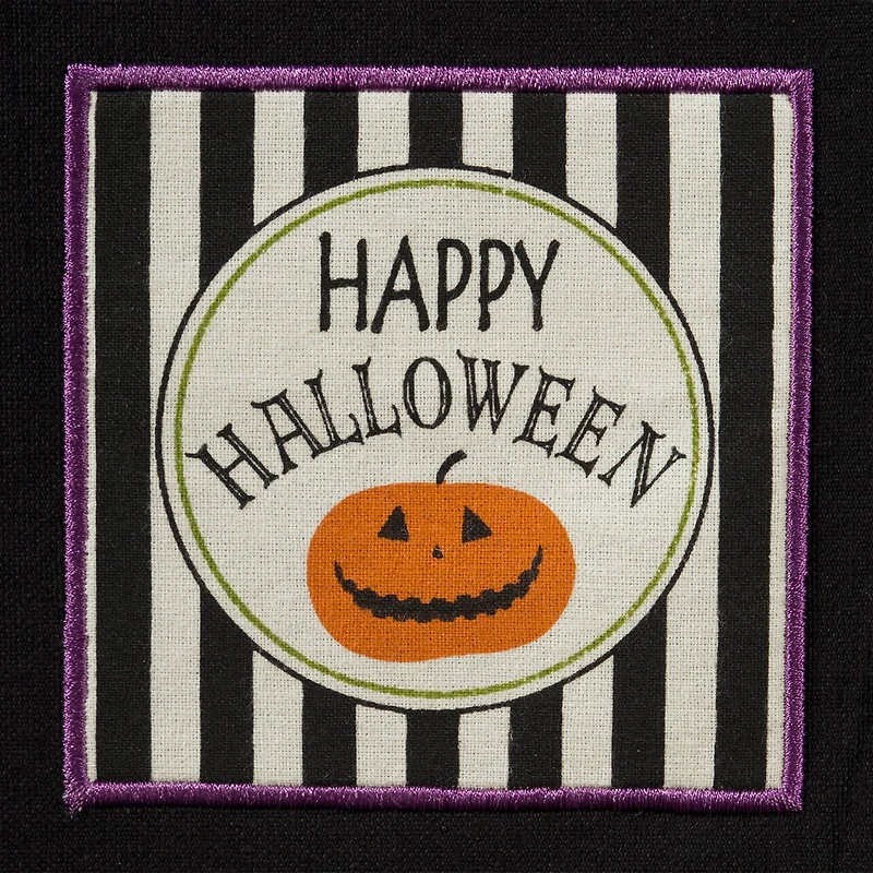 DII® Black All Hallows Eve Halloween Embellished Dishtowel Set