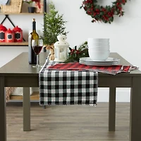 DII® Buffalo Check with Embroidery Placemat Set, 6ct.