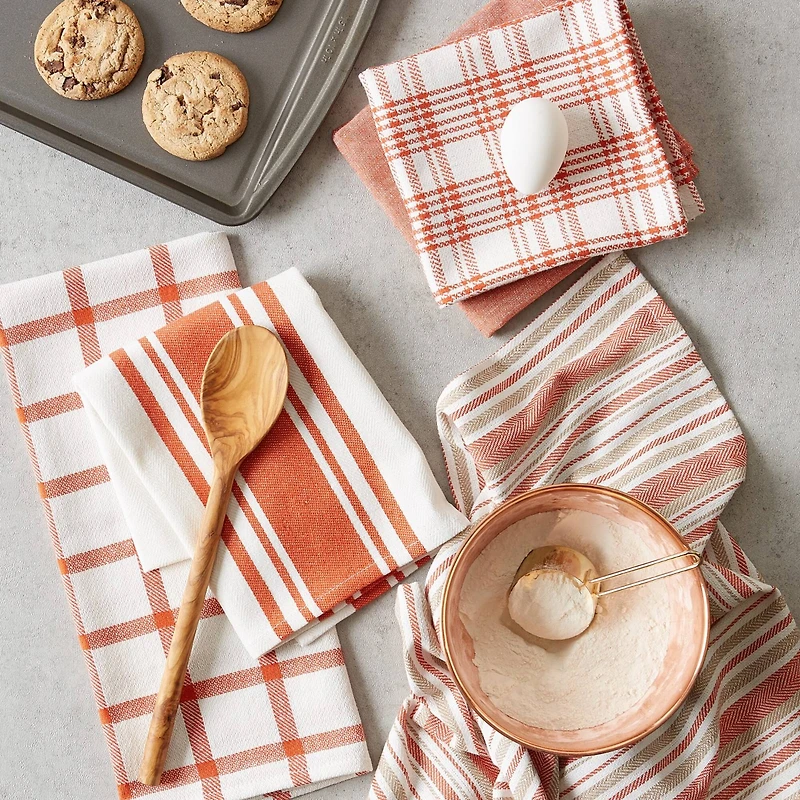 DII® Assorted Spice Woven Dishtowels Set