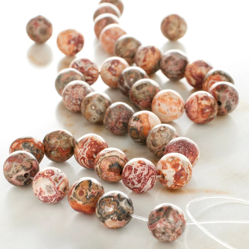 Leopard Jasper Round Beads, 8mm by Bead Landing™