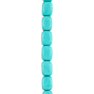 Turquoise Reconstituted Howlite Potato Beads by Bead Landing™