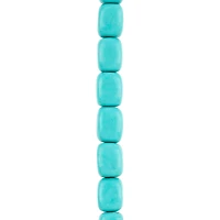 Turquoise Reconstituted Howlite Potato Beads by Bead Landing™